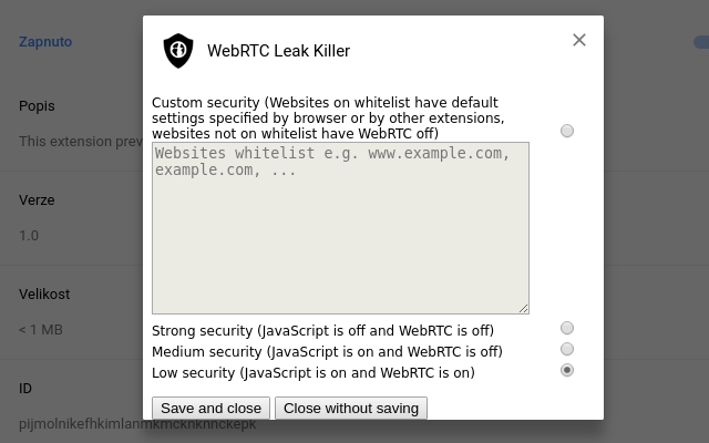WebRTC Leak Killer截图1