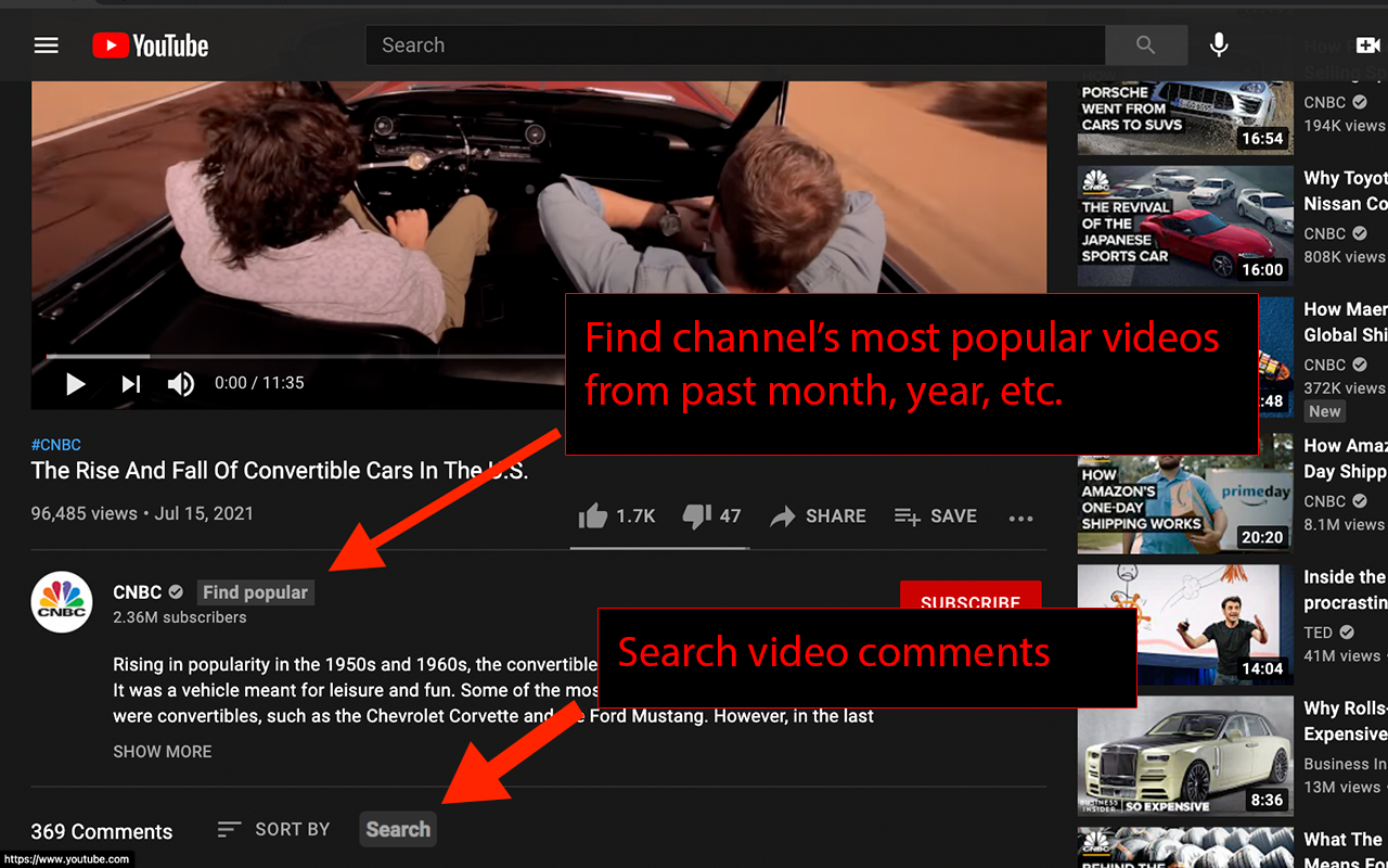 Youtube Eye: Find popular (month, year, etc)截图1