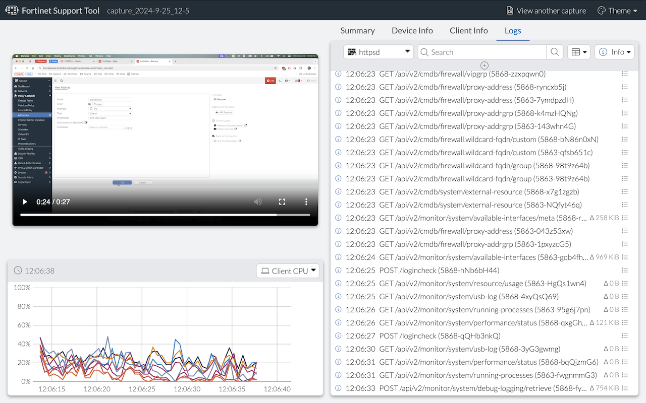 Fortinet Support Tool截图1