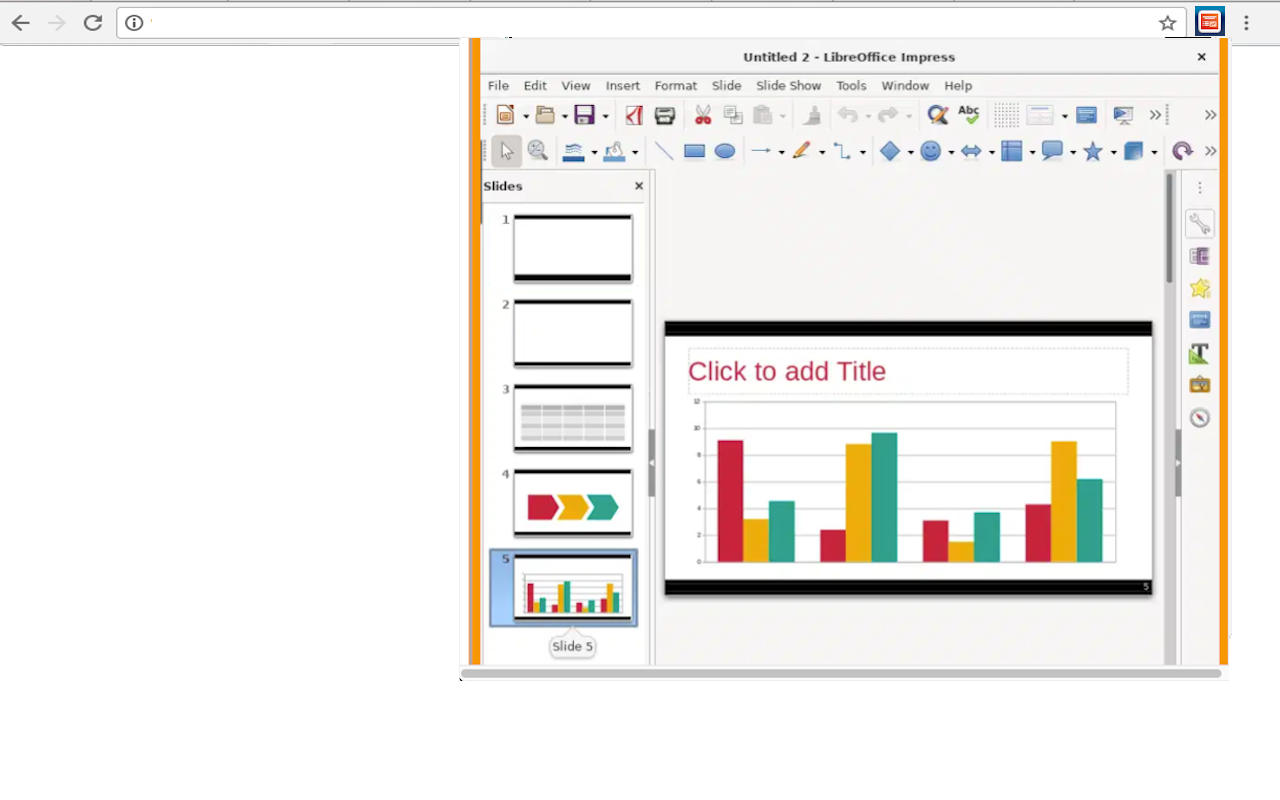 LibreOffice Impress 在线截图1
