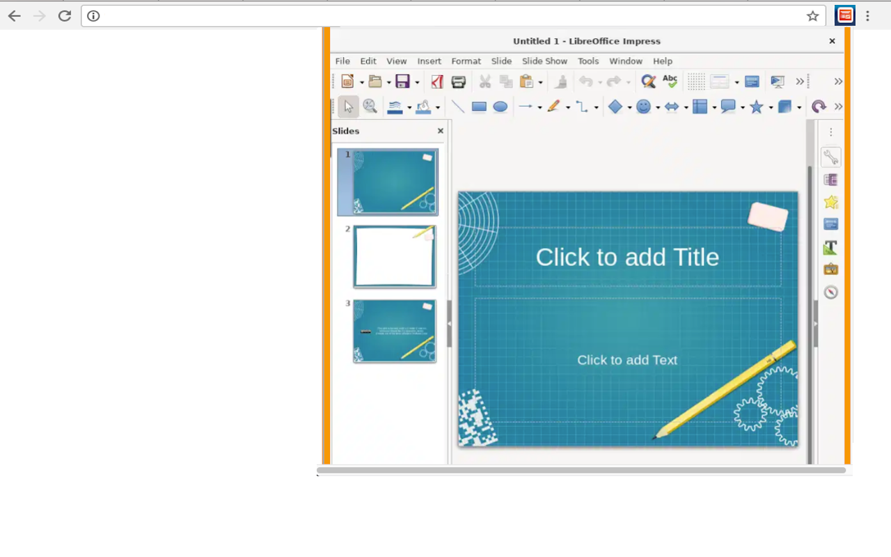 LibreOffice Impress 在线截图2