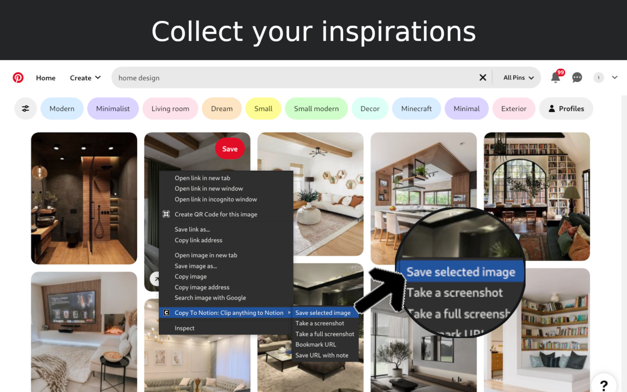 Copy To Notion: Clip anything to Notion截图1