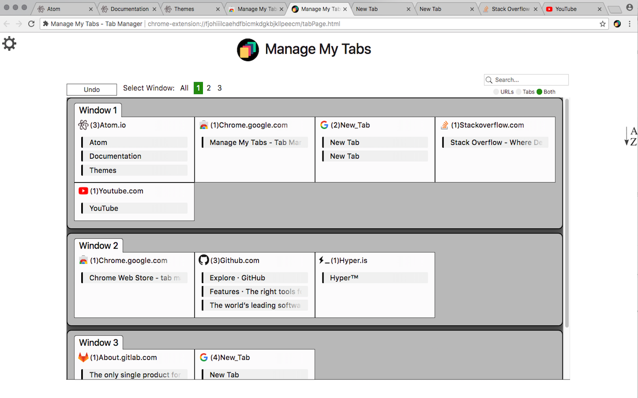 Manage My Tabs - Tab Manager截图2