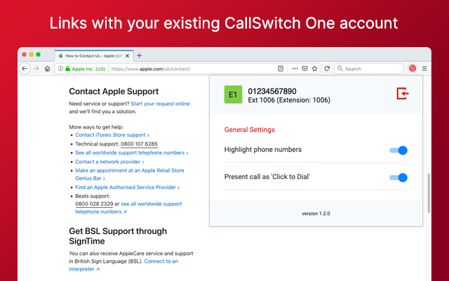 CallSwitch One Click to Dial截图2
