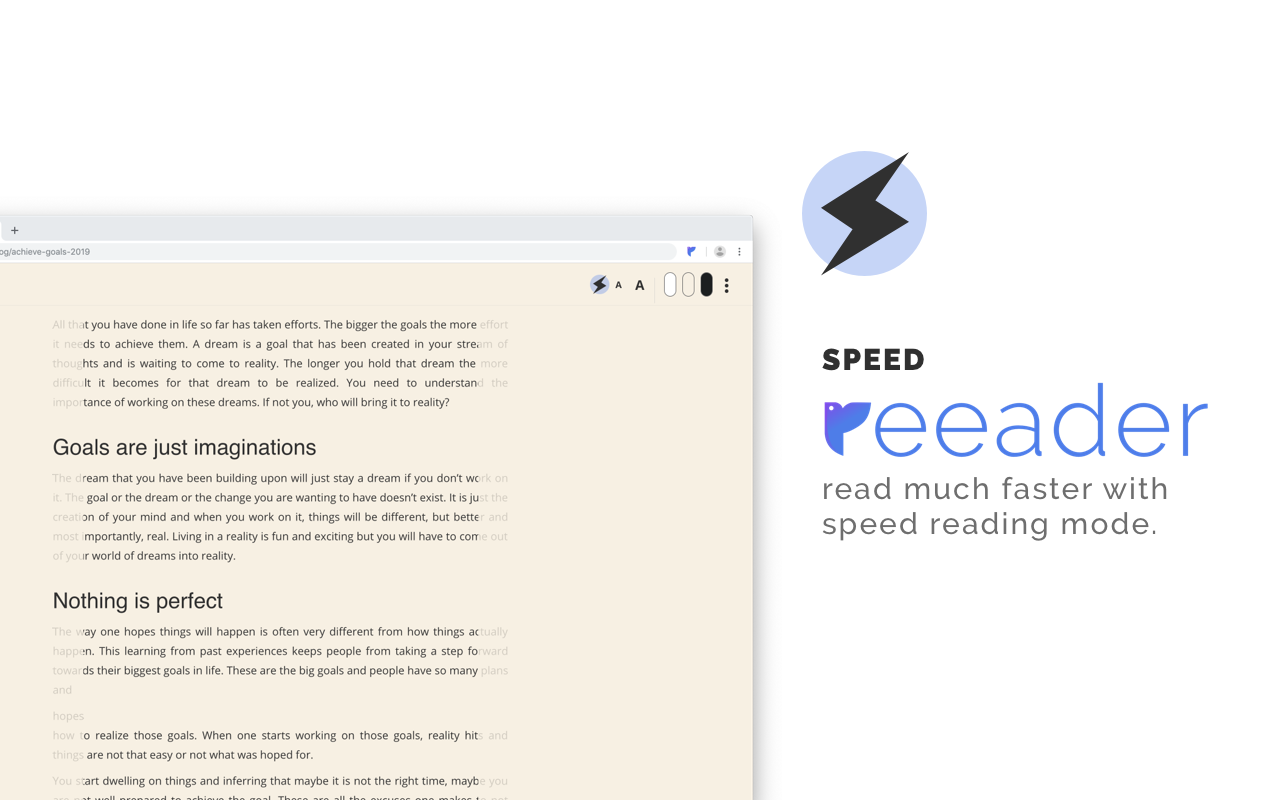 Reeader - Minimal reader with speed reading截图1