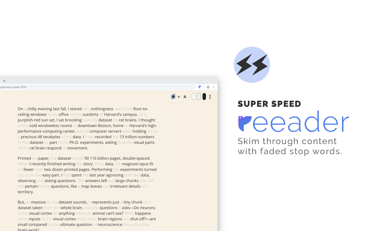 Reeader - Minimal reader with speed reading截图2