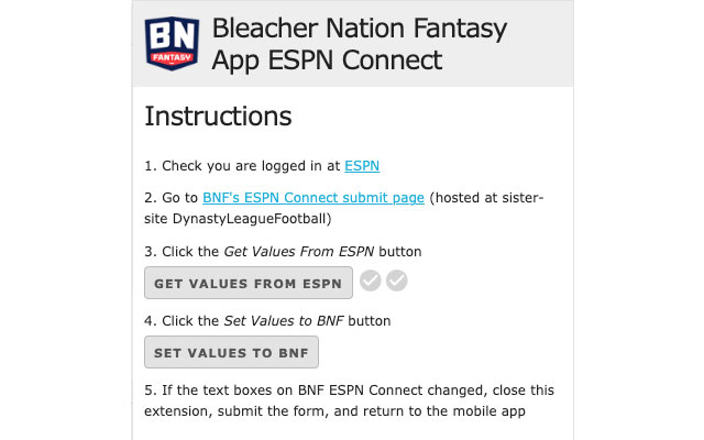 Bleacher Nation Fantasy App (formerly Fantasy Life App) ESPN Connect截图1