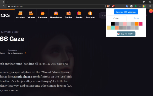 Color and Fonts Extractor截图1