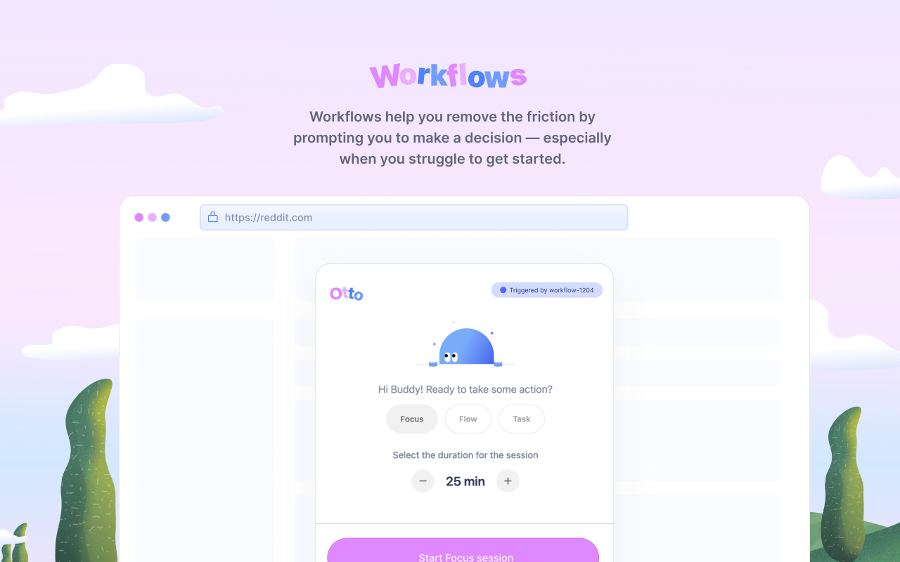 Otto: Pomodoro timer, Blocker and Automations截图4