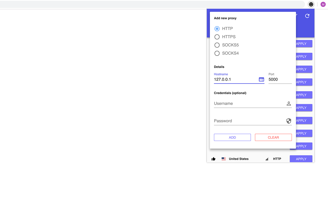 FireX Proxy截图4
