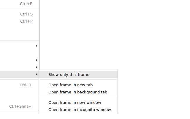 "This Frame" Context Menu截图1