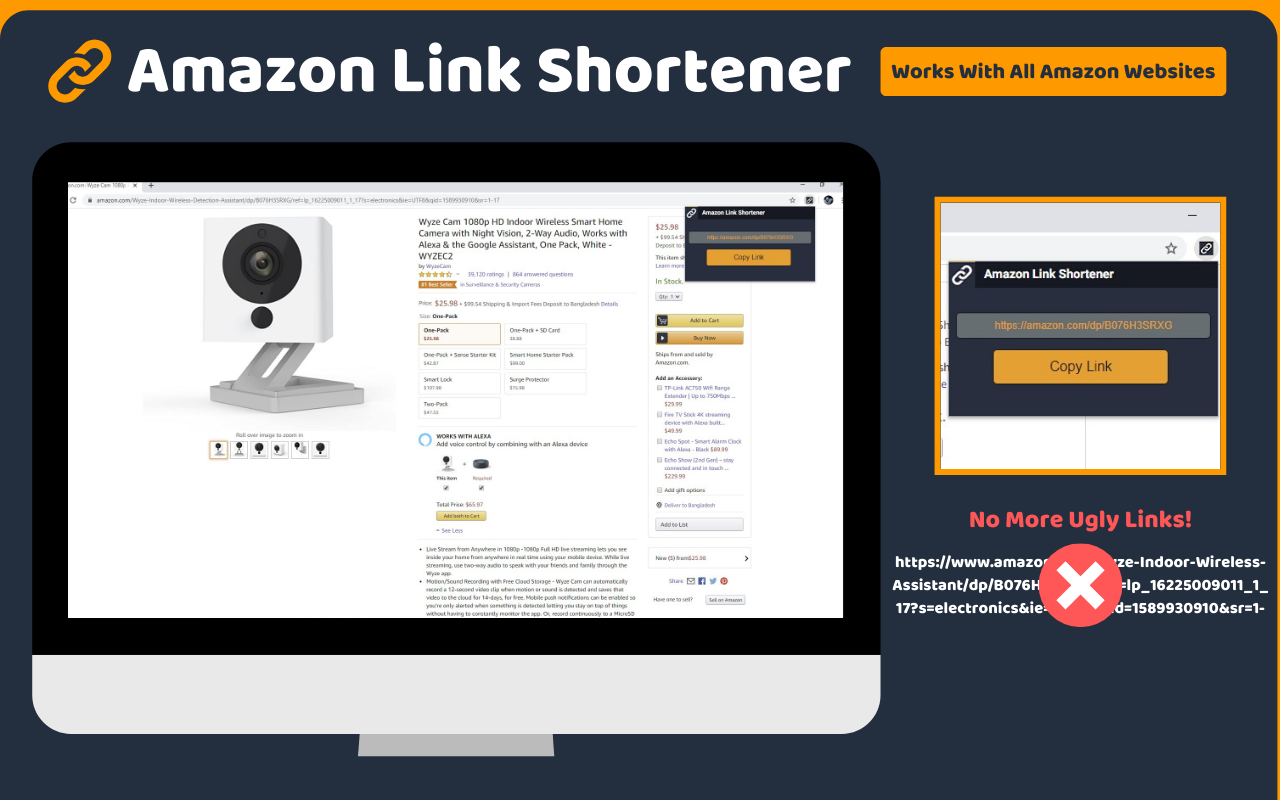 Amazon Link Shortener | AmzShortener截图1