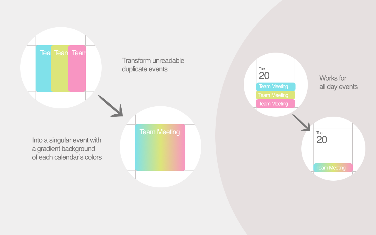Gradient Merge for Google Calendar™ Events截图1