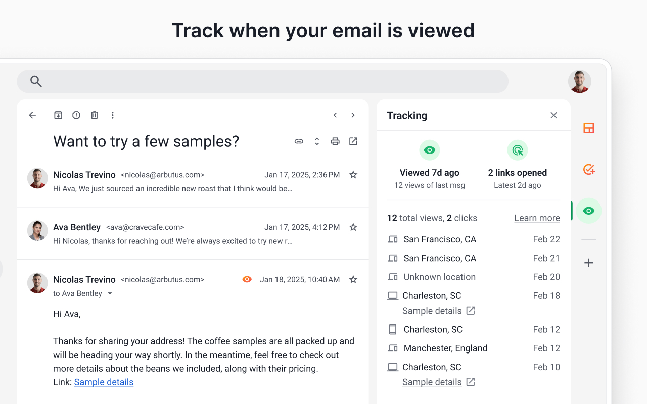Streak Email Tracking for Gmail截图3