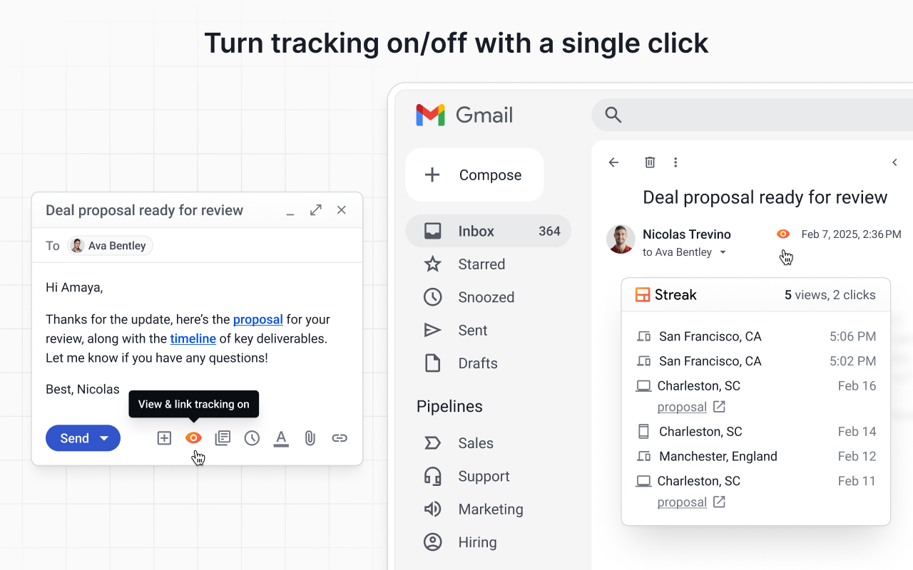 Streak Email Tracking for Gmail截图4