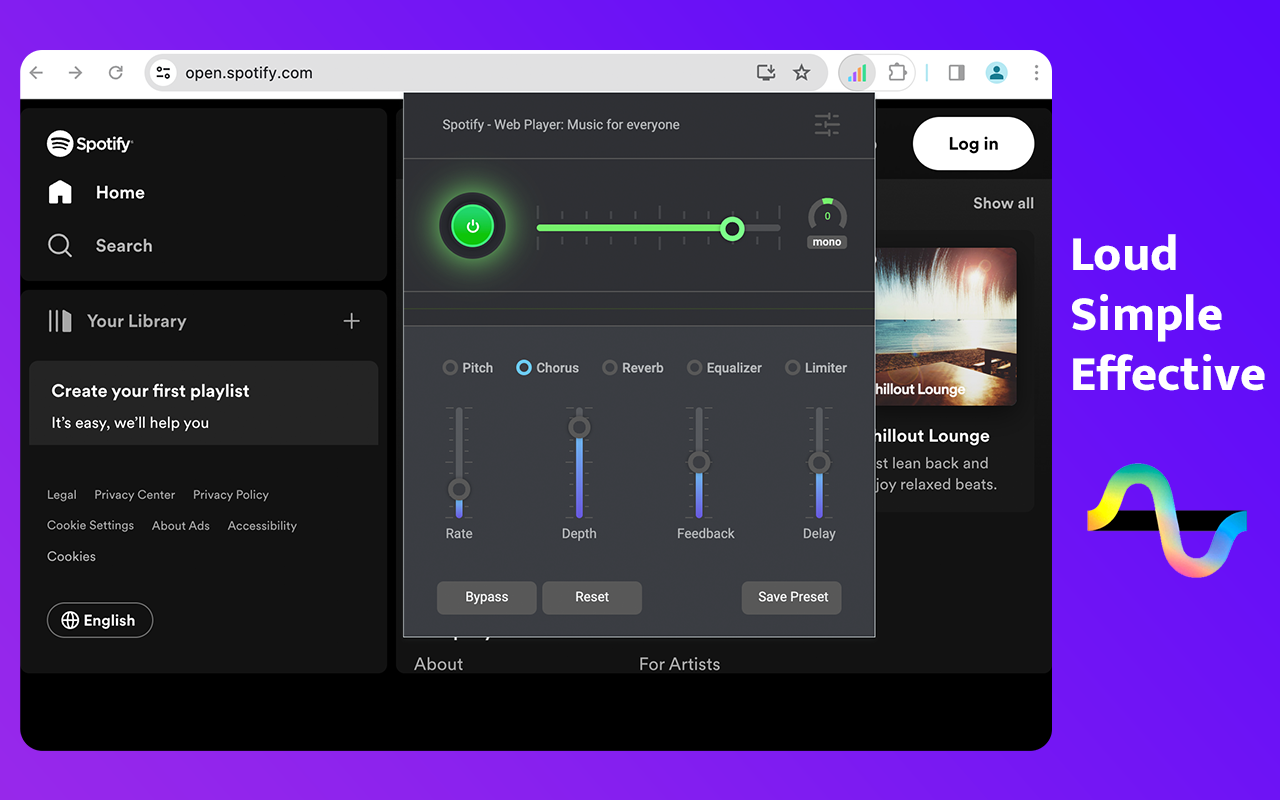 Volume Booster, equalizer → Audio control截图2