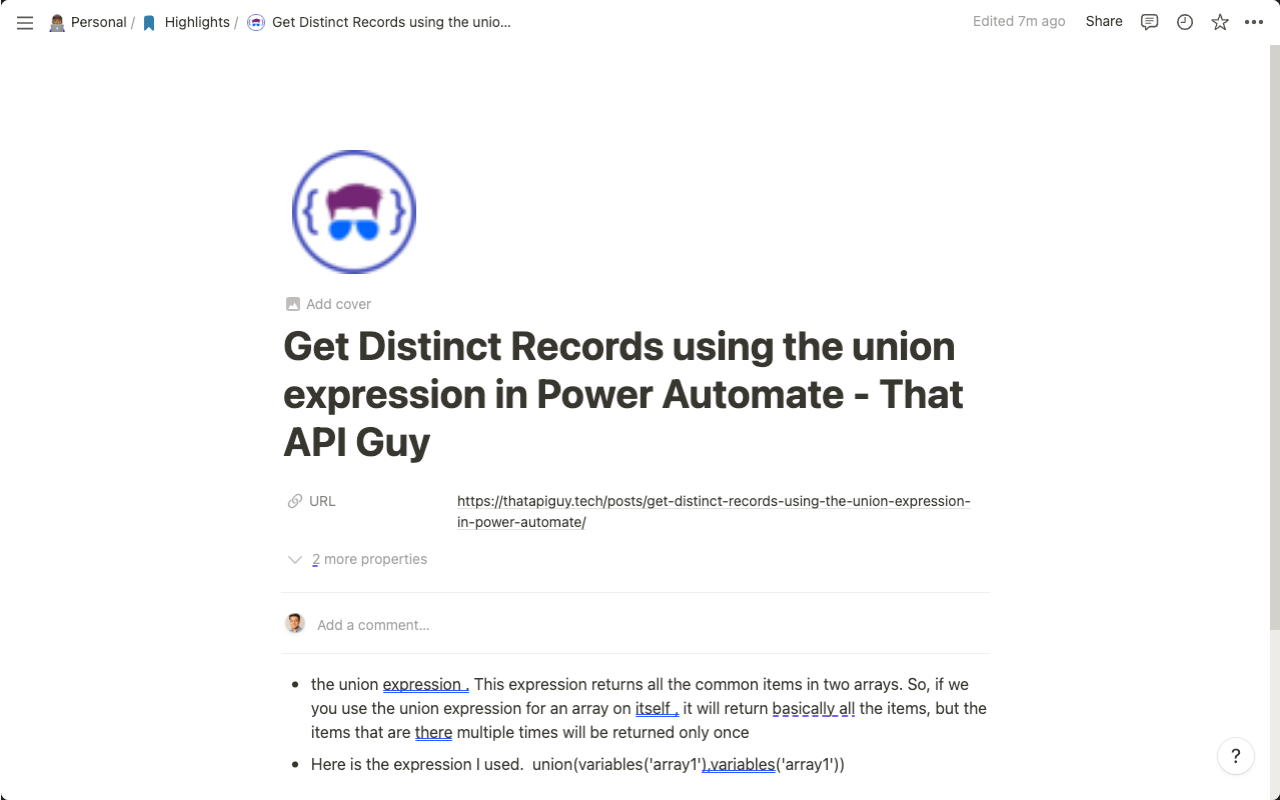 Highlights to Notion截图2