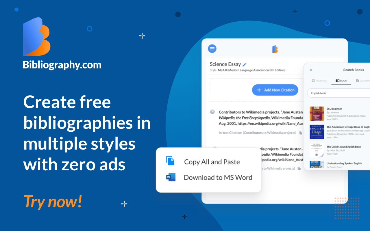 Free APA and MLA Citation Generator截图1
