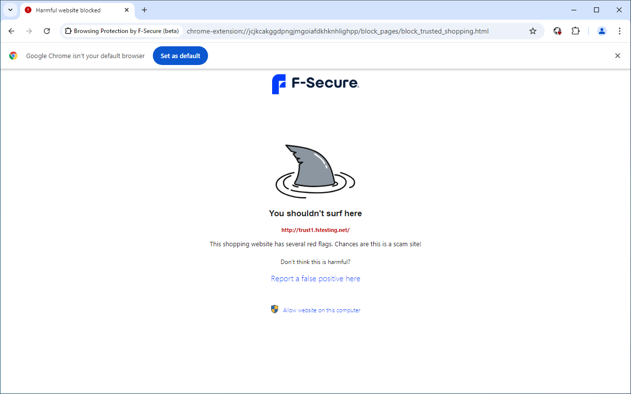 F-Secure 浏览保护 (贝塔)截图5