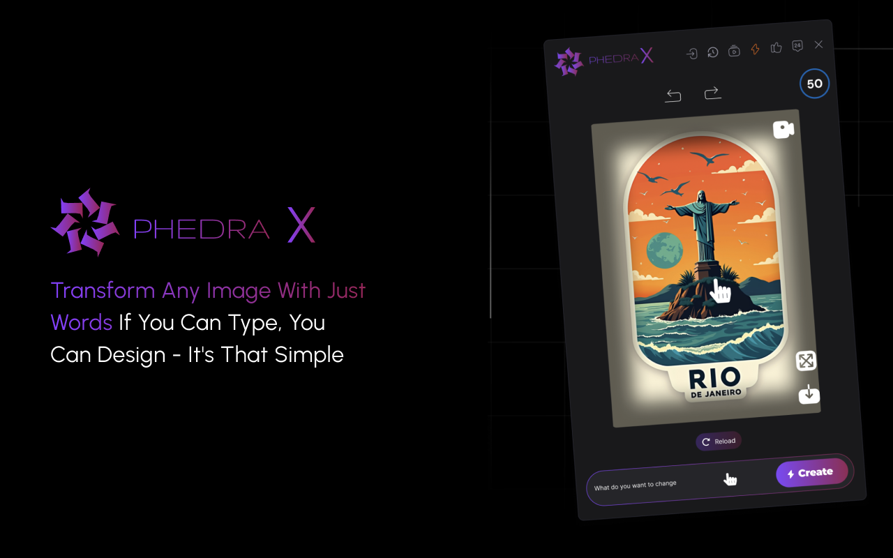 Phedra X: Revisualize & Edit Images From Web截图1