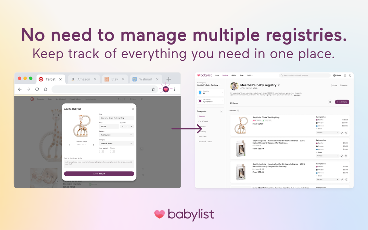 Add to Babylist Button截图2