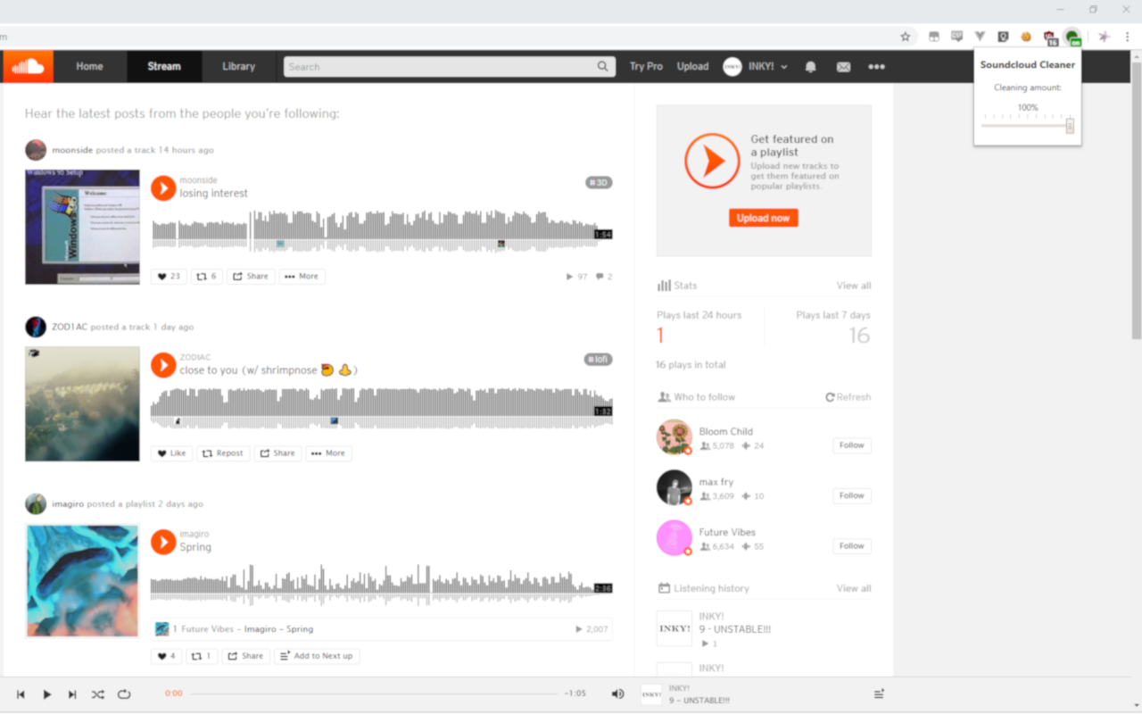 Soundcloud Cleaner截图1
