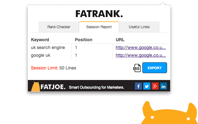 FatRank - SEO Rank Checker截图1