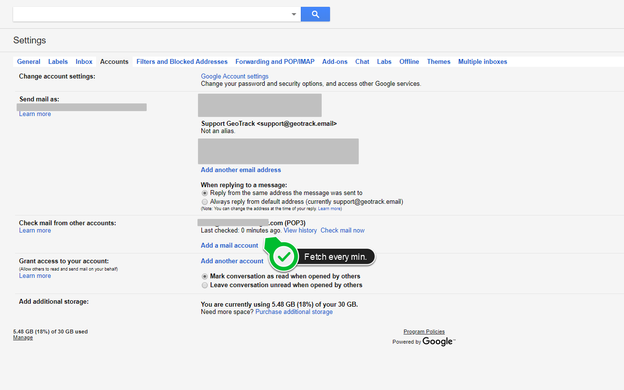 Gmail POP Sync截图2