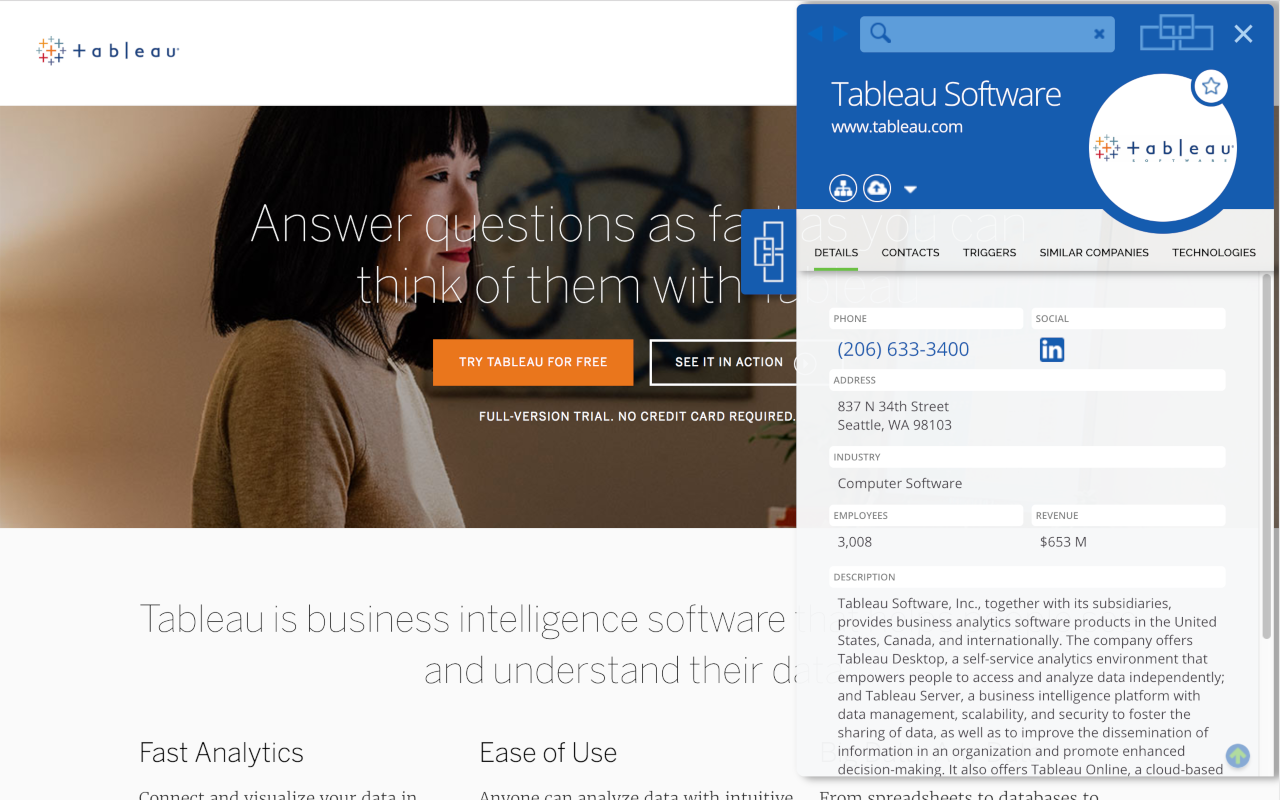 DiscoverOrg Sales Intelligence截图2