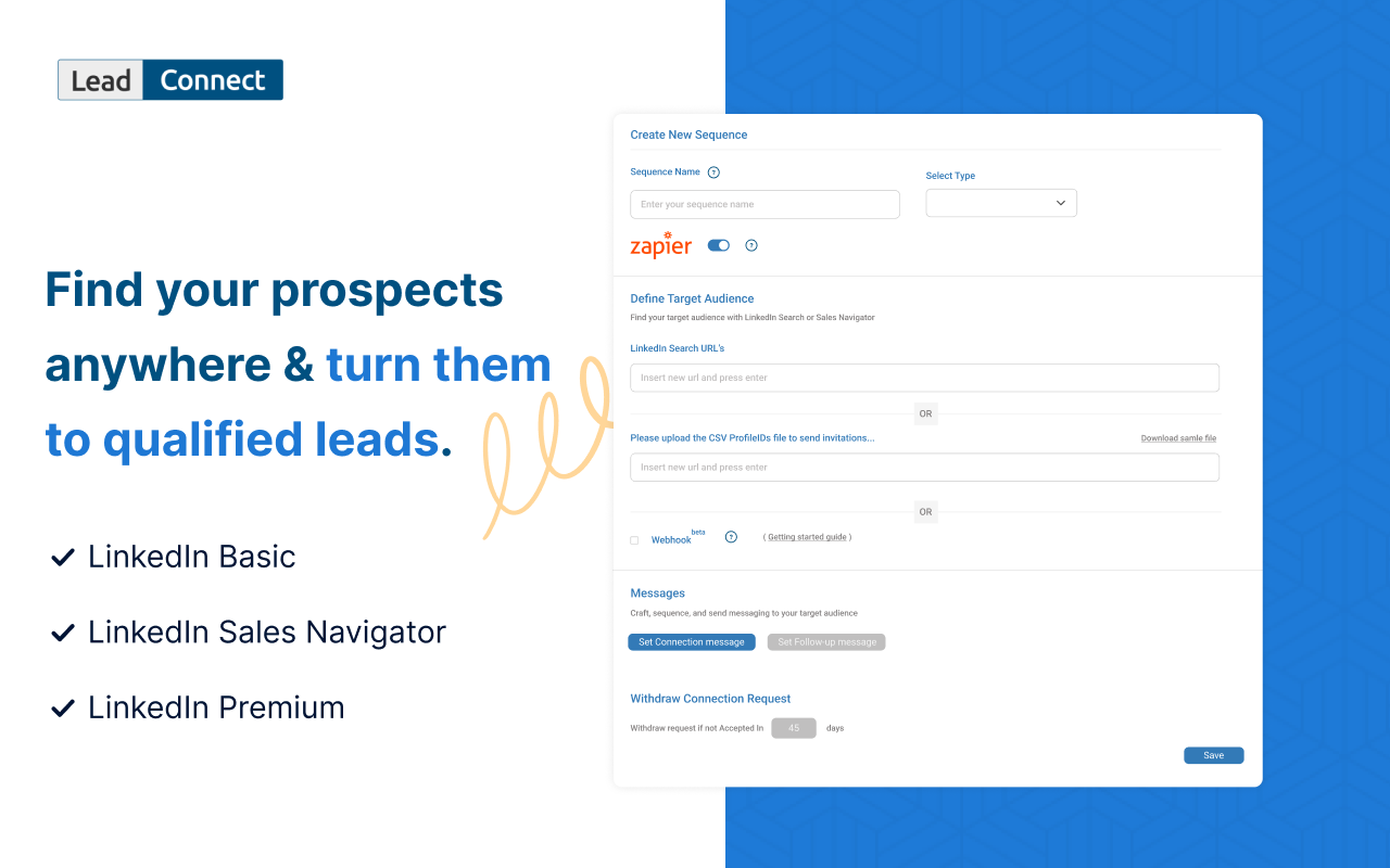 Lead Connect | LinkedIn Outreach Platform截图4