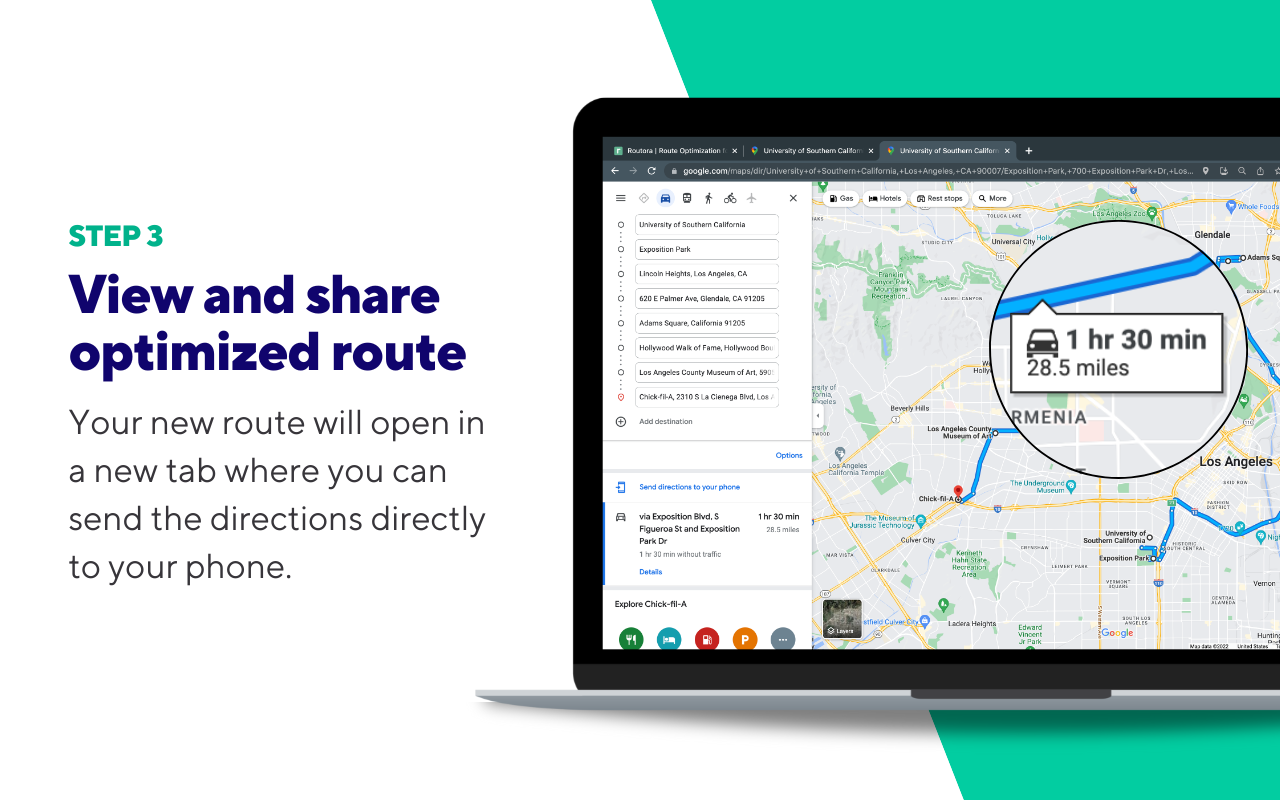 Routora - Google Maps Route Optimization截图2