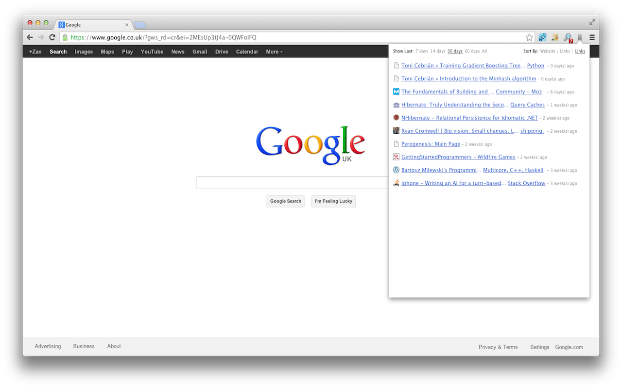 Bookmark Oragniser截图1
