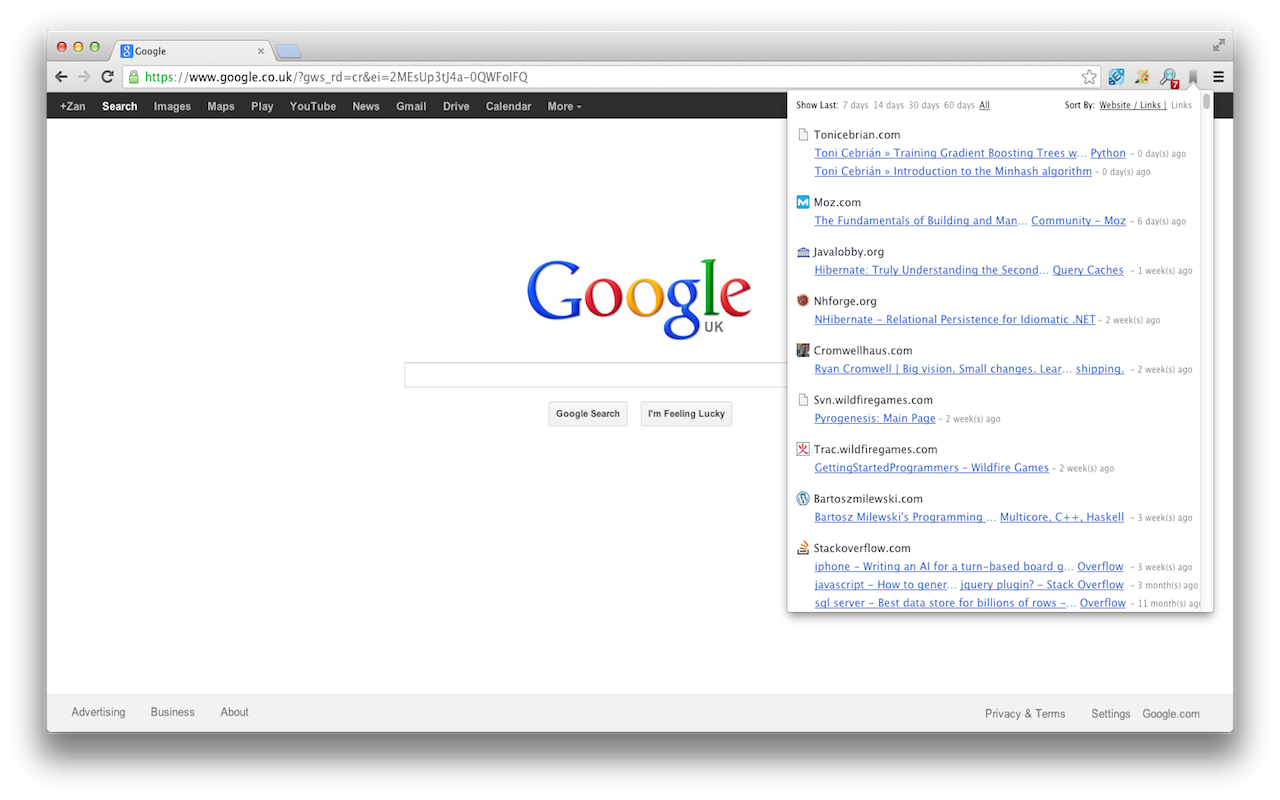 Bookmark Oragniser截图2