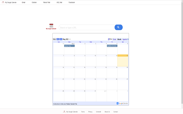 My Google Calendar截图1