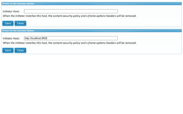 Awesome XFrame For Site Extension截图1