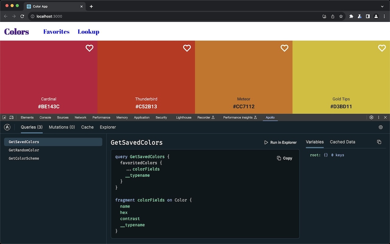 Apollo Client Devtools截图1
