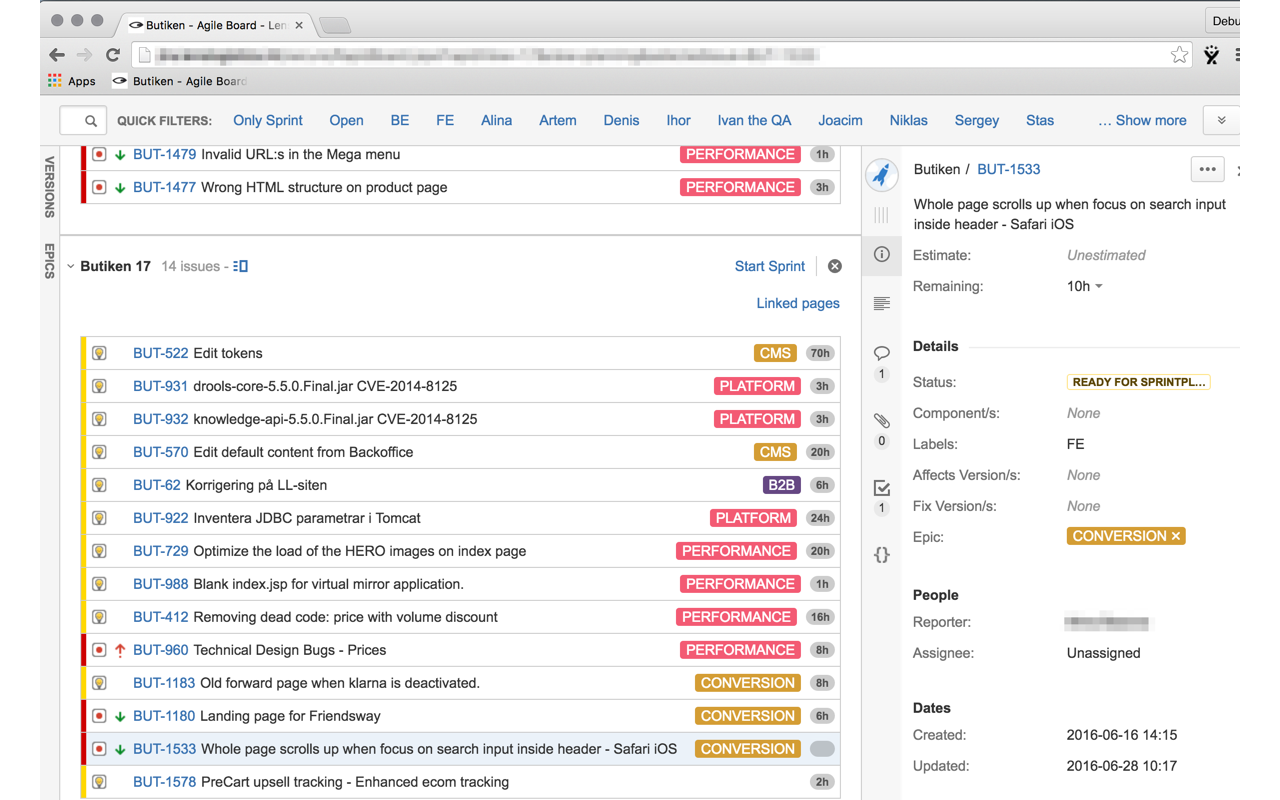 JIRALyzer for JIRA截图2