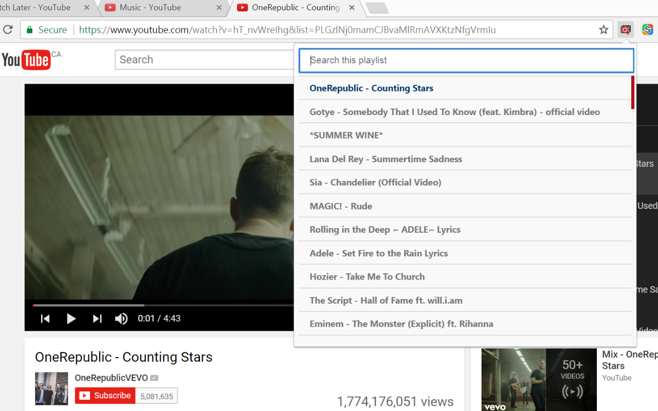 Playlist Search for YouTube™截图1