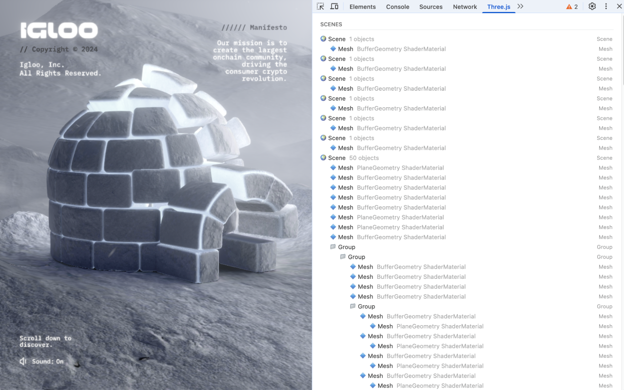 Three.js DevTools截图1