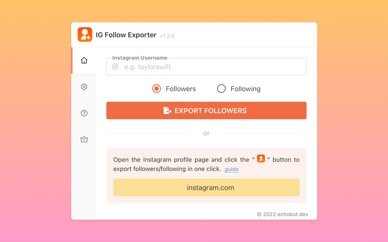 Follower Data Exporter for IG截图3