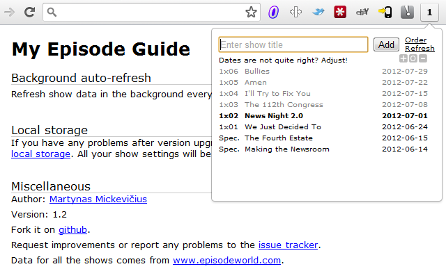 My Episode Guide截图1