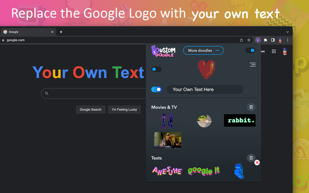 Google™ 特別塗鴉 - Google Chrome™ 自定義徽標截图5