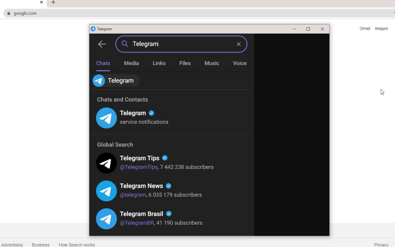 Telegram Browser截图1