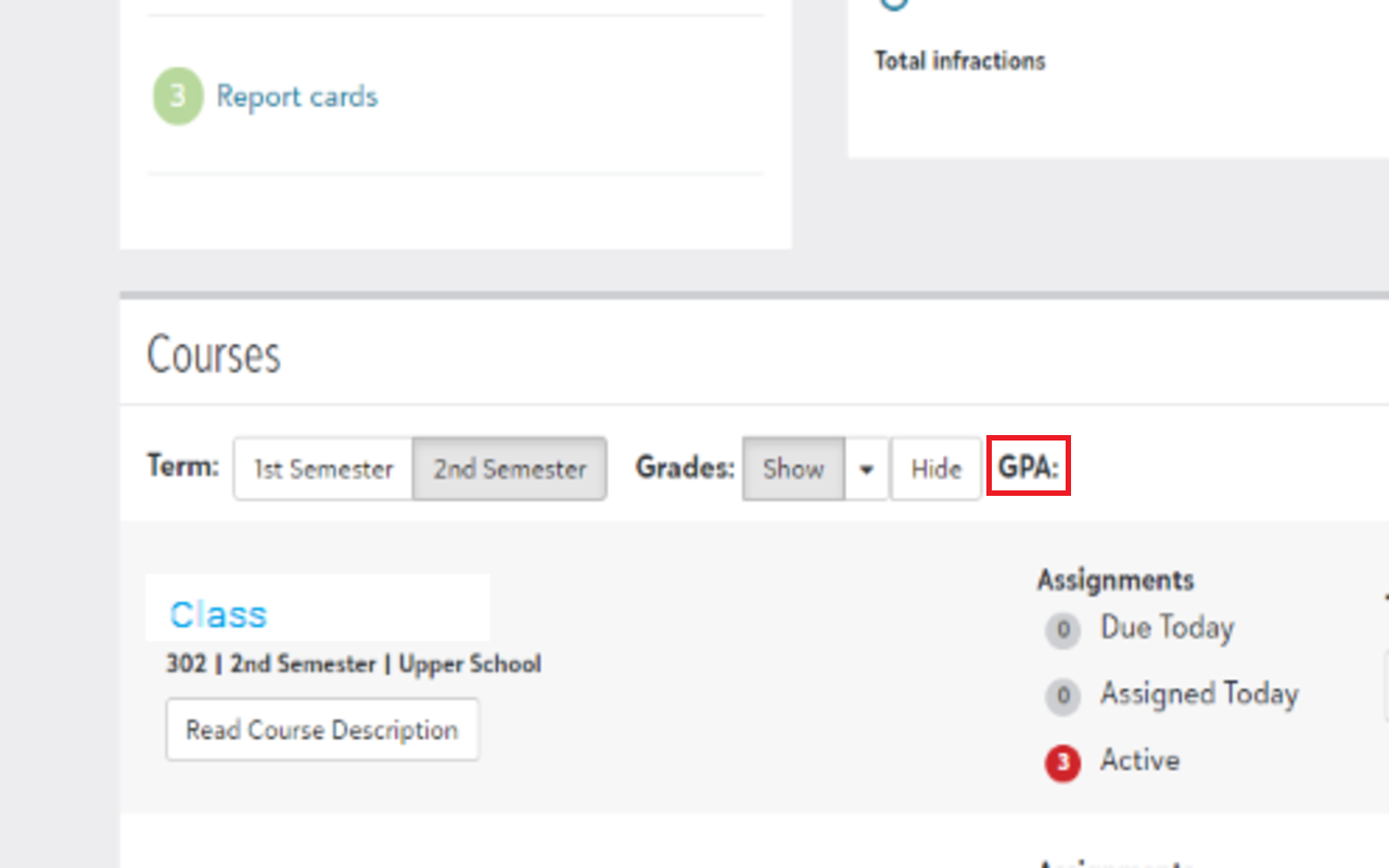 Myschoolapp GPA Calculator截图1