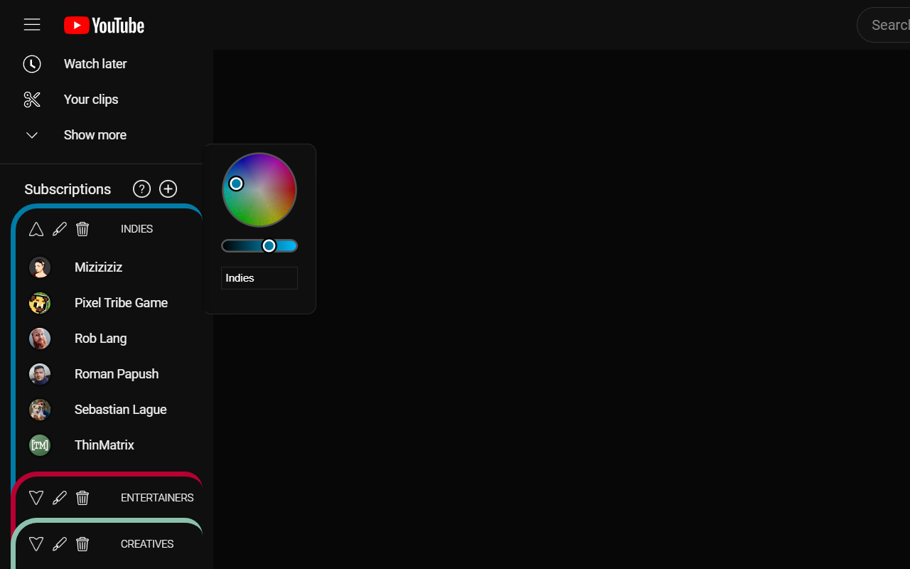 Youtube Tabs - Subscription Organization Tool截图3