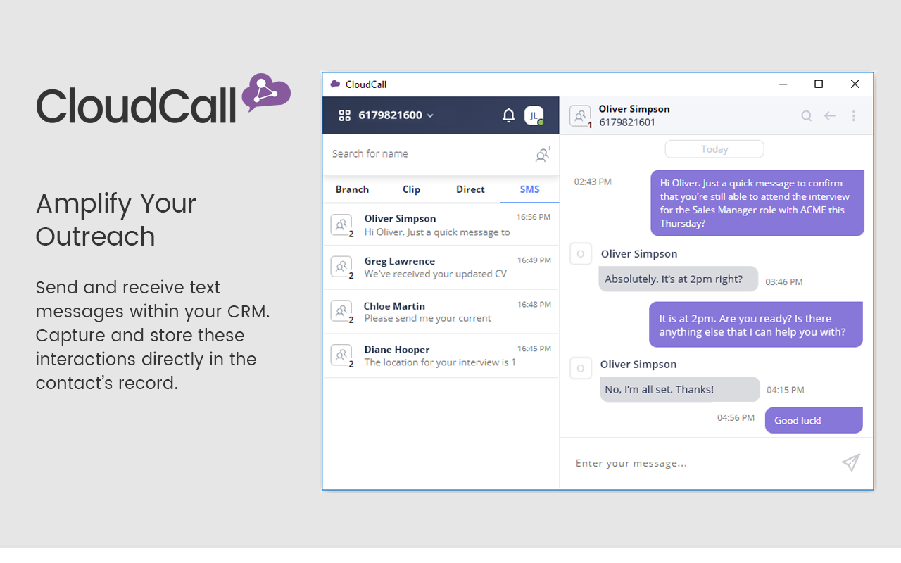 CloudCall Unified Communications for CRM截图1