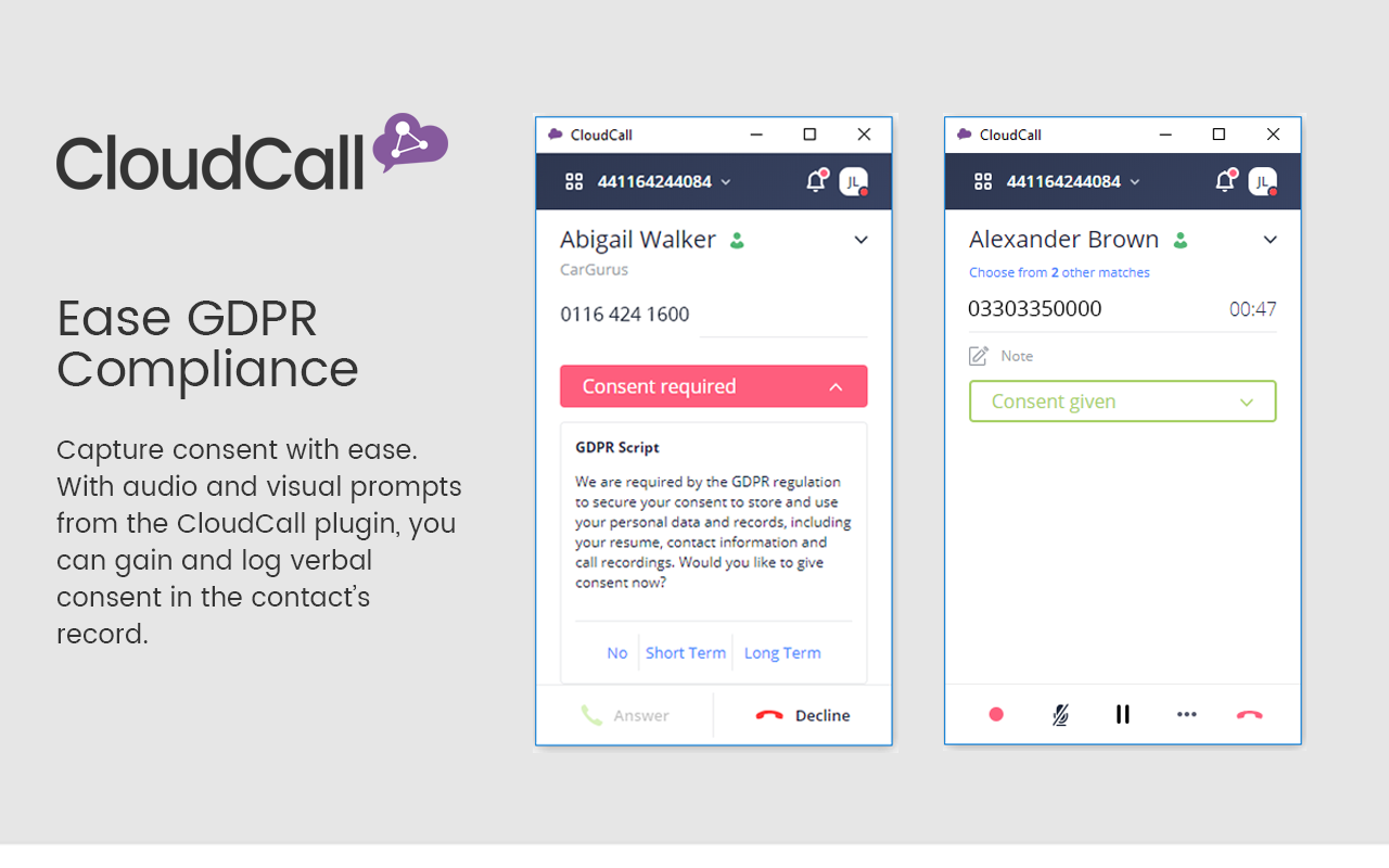 CloudCall Unified Communications for CRM截图3