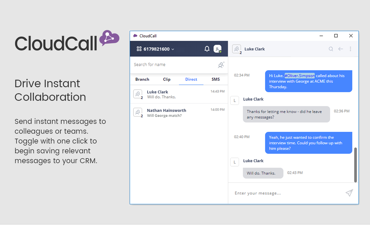 CloudCall Unified Communications for CRM截图4