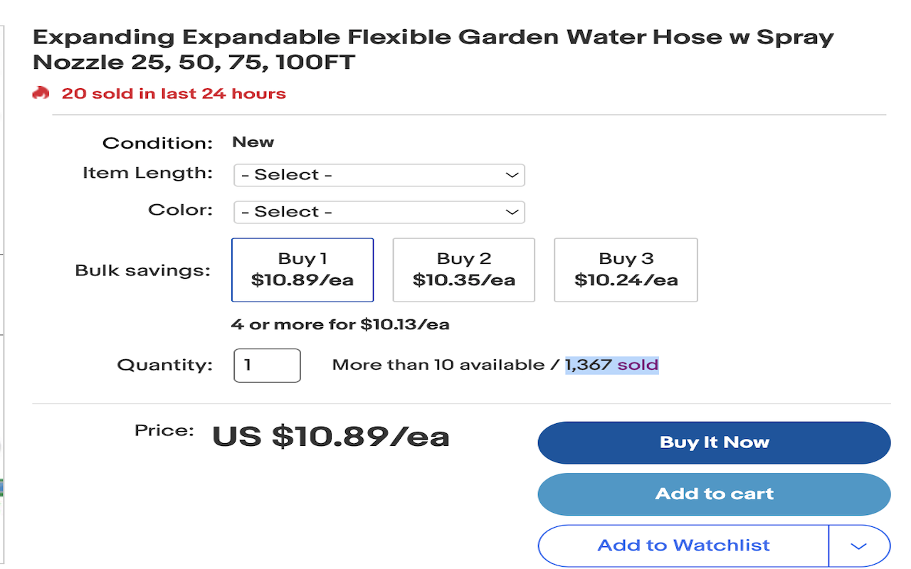 eBay Actual Purchase History截图1