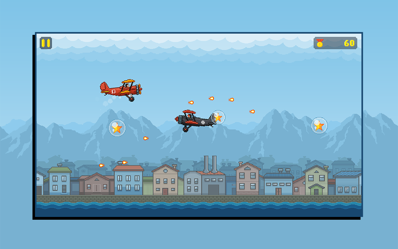 Air Wolves Pixel Game截图2